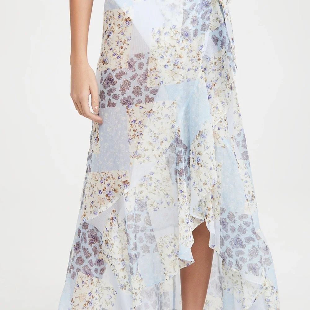 PLAYA LUCILE • Blue Patchwork Sarong • sz Small • - Picture 2 of 16